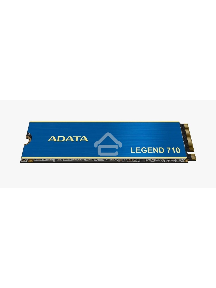 Накопитель SSD ADATA LEGEND 710, 512Gb, PCIe 3.0 x4, M.2 2280, NVMe, R/W 2400/1600, с радиатором