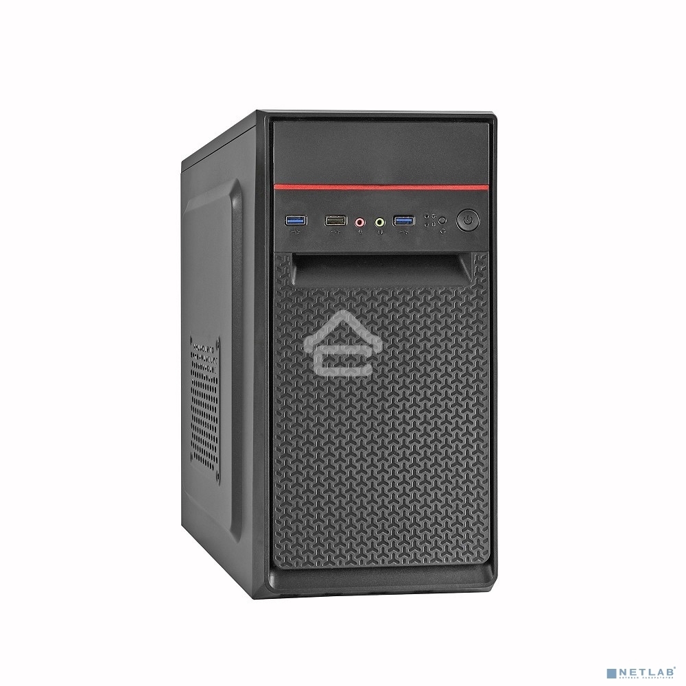 Компьютерный корпус Exegate EX283062RUS  Minitower ExeGate BAA-107U Black, mATX, <AAA400, 80mm>, 1*USB+2*USB3.0, Audio