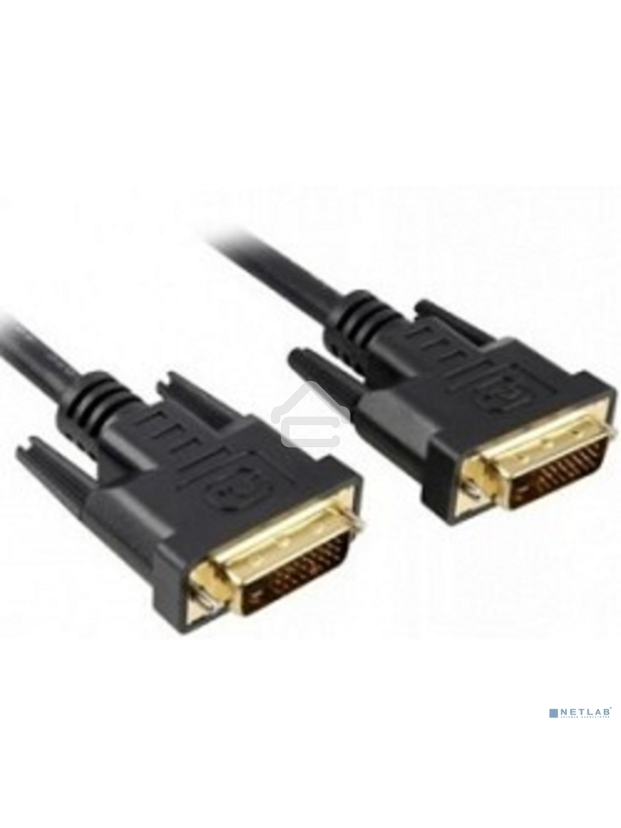 Кабель DVI dual link 1.8м Exegate, позолоченные контакты