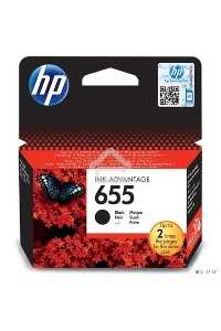 Картридж струйный HP 655 CZ109AE черный для HP DJ IA 3525/4615/4625/5525/6525 (550стр.)