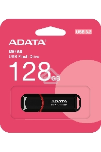 Флеш диск 128GB ADATA UV150, USB 3.0, Черный