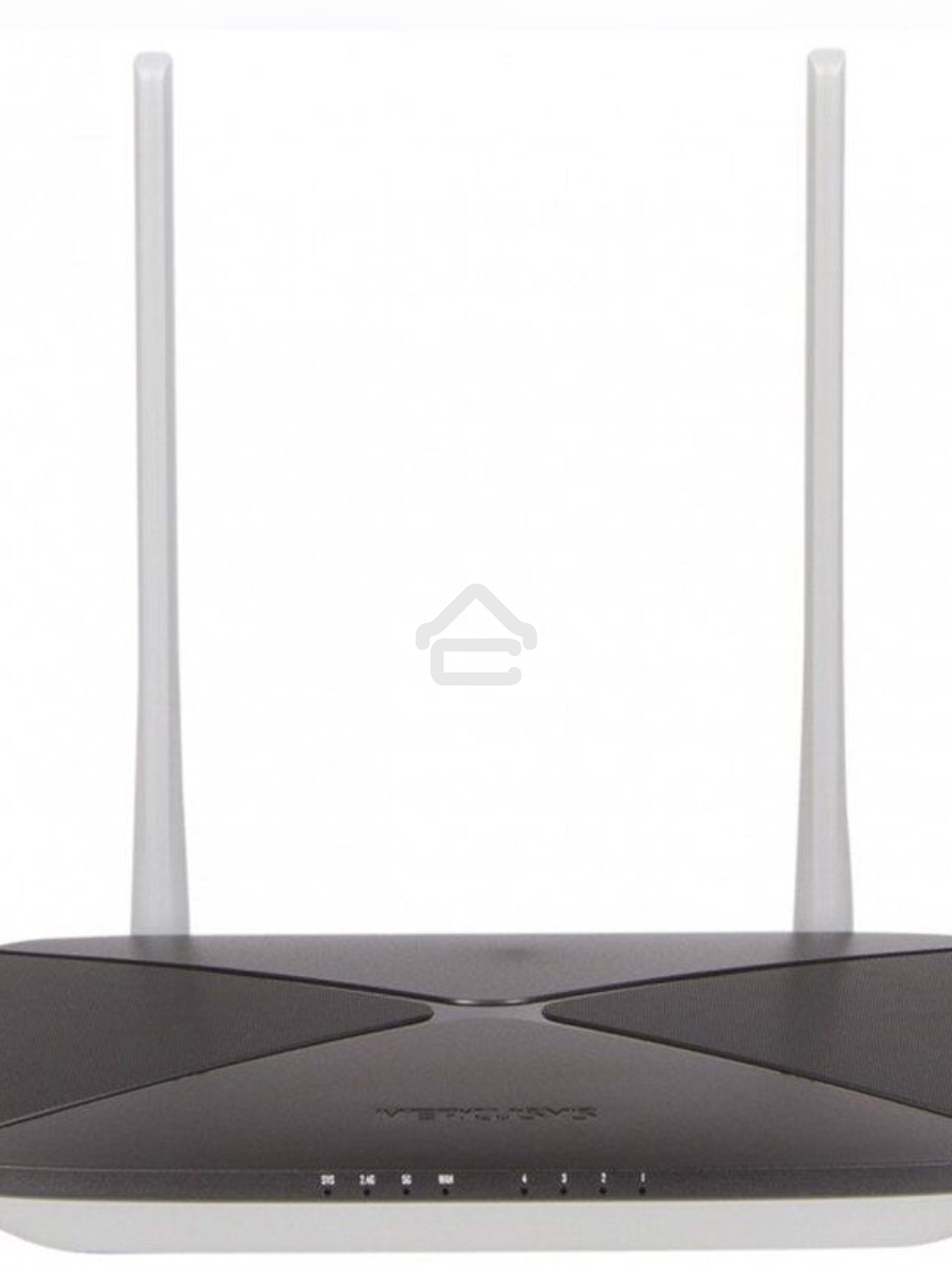 Беспроводный маршрутизатор Mercusys AC12, Dual Band, (867Мбит/с на 5 ГГц + 300Мбит/с на 2,4 ГГц)4 порта 100 Мбит/с, 4 фиксированных антенны