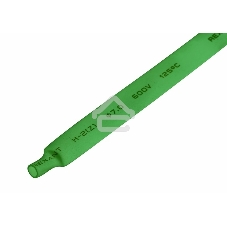 Термоусаживаемая трубка Rexant 7,0/3,5 мм, зеленая, упаковка 50 шт. по 1 м