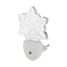 Ночник светодиодный Rexant СНЕЖИНКА ХАМЕЛЕОН свечение мультиколор 7 цветов, 230 В