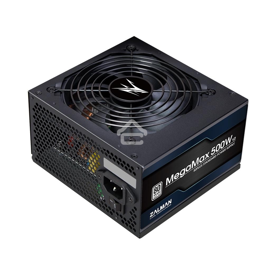 Блок питания Zalman ZM500-TXII V2 retail, 500Вт, 80 PLUS, 120мм, черный