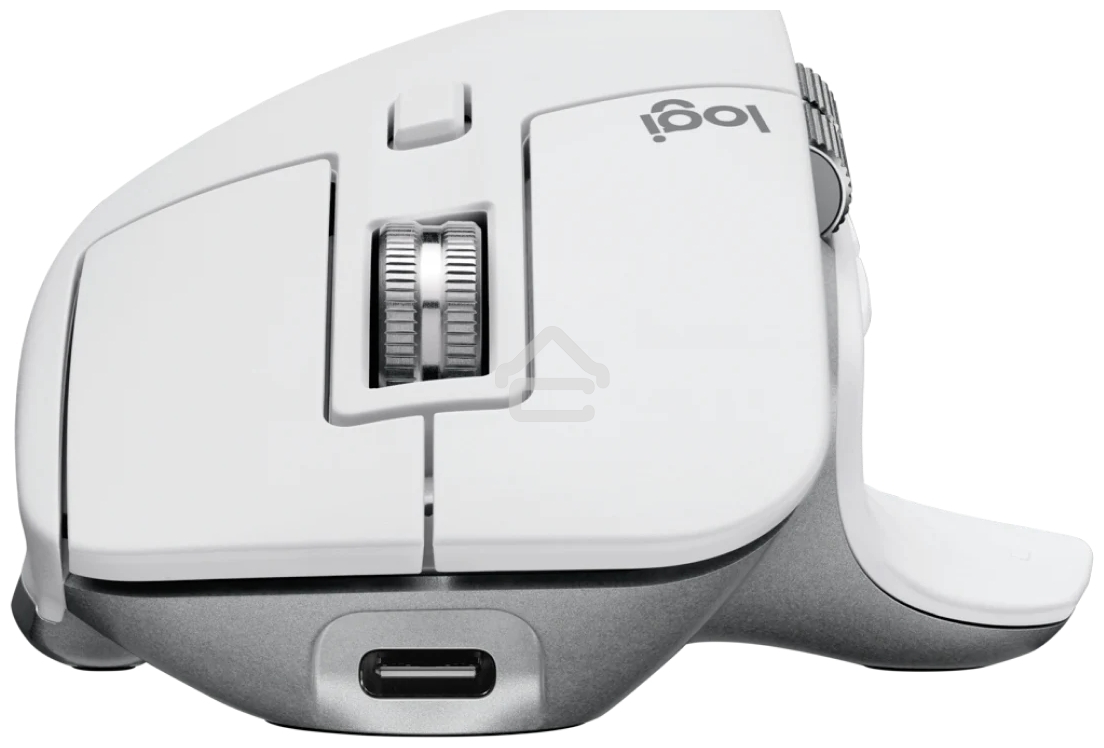 Мышь беспроводная Logitech MX Master 3s светло-серый, 8000 dpi, радиоканал, Bluetooth, USB, кнопки - 7