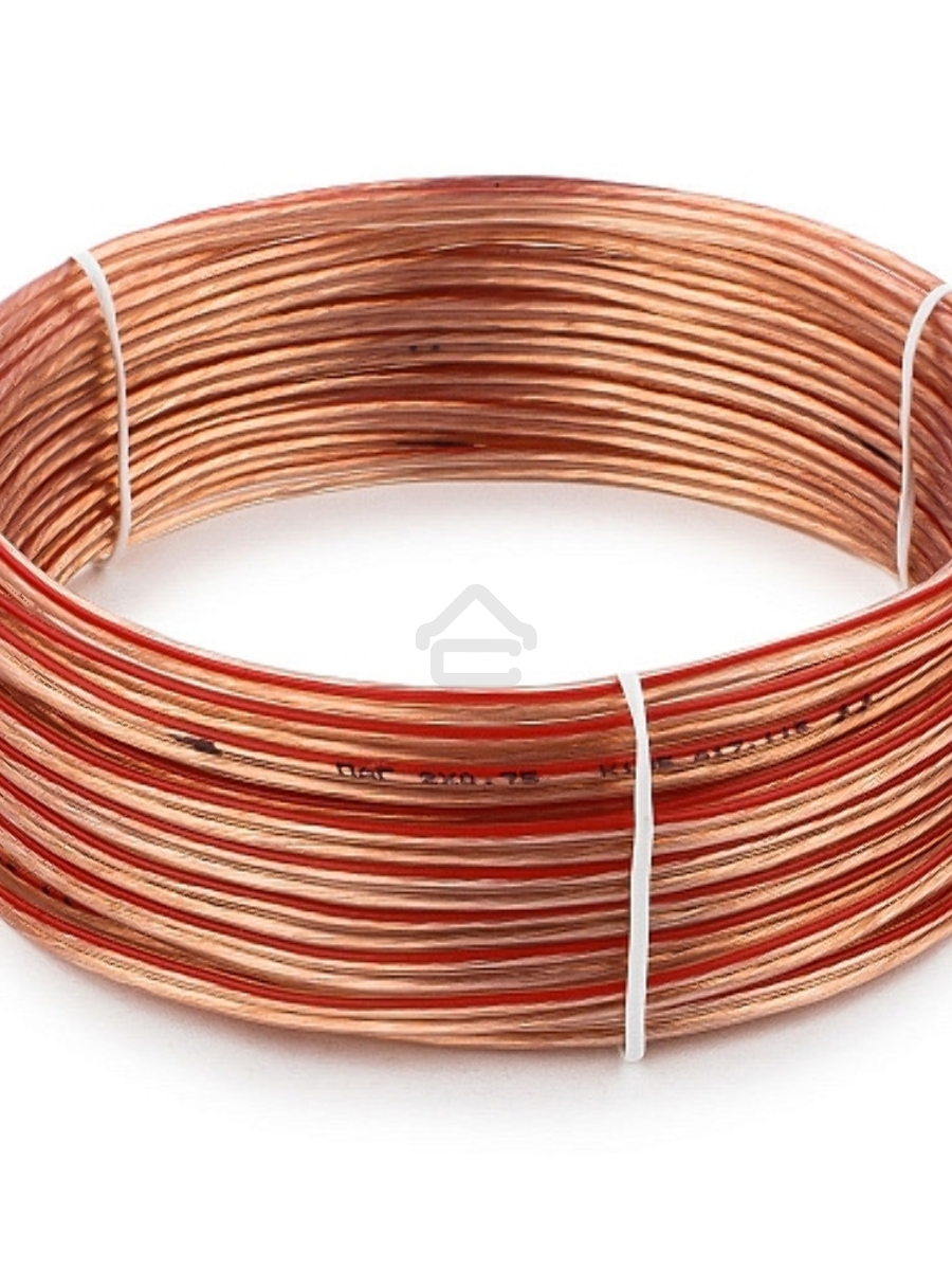 Акустический кабель Cablexpert CC-TC2x0,75-10M, прозрачный,  10 м, бухта