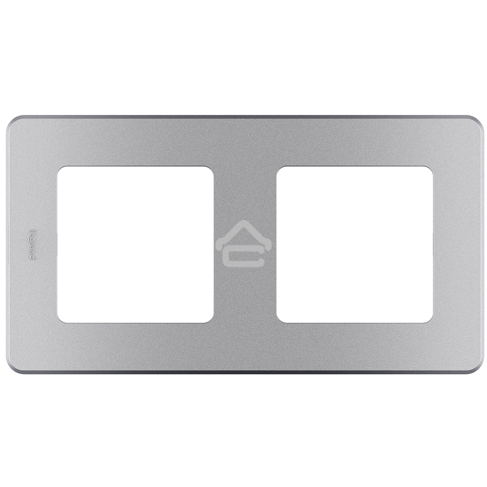 Рамка 2 поста алюминий Inspiria