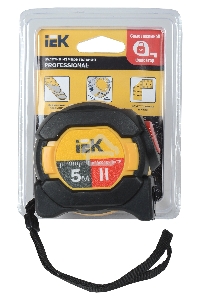 Рулетка измерительная Professional 5м IEK TIR10-3-005