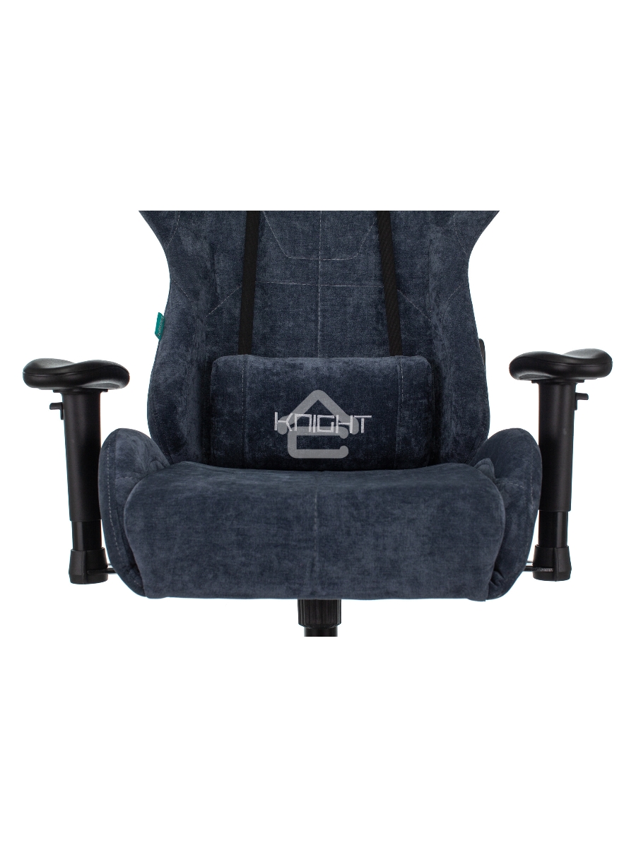 Кресло игровое Бюрократ VIKING KNIGHT LT27 FABRIC синий крестовина металл/пластик