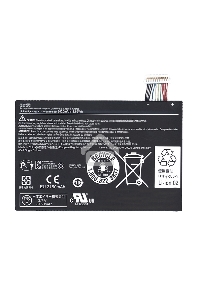 Аккумуляторная батарея для планшета Acer Iconia Tab A110 (BAT-714) 12.65Wh