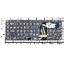Клавиатура для ноутбука HP Envy 14-u черная с подсветкой