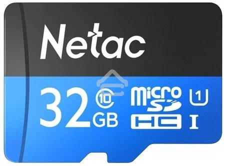 Карта памяти Netac P500 ECO 32GB MicroSDHC C10 up to 80MB/s, retail pack with SD Adapter