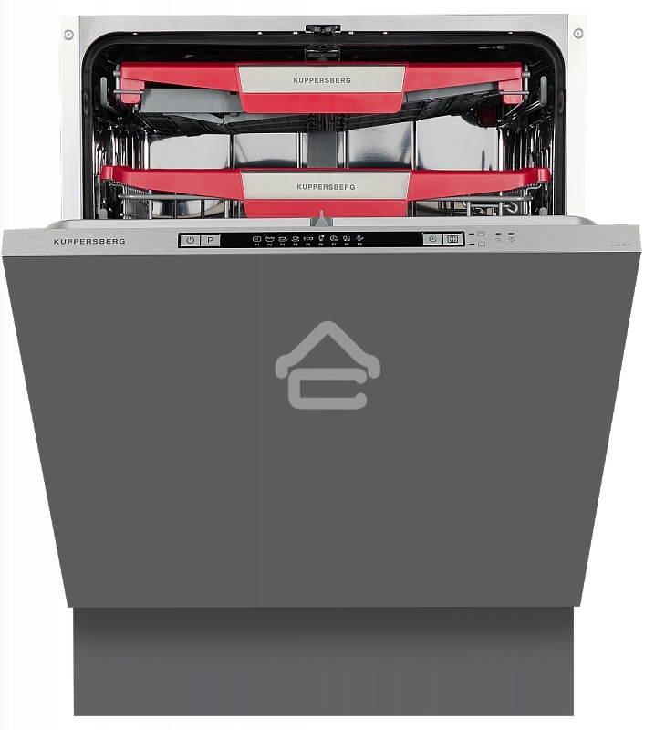 Встраиваемая посудомоечная машина Kuppersberg GLM 6075, серебристый, 59.8 см, 14 компл., 44 дБ, класс A++