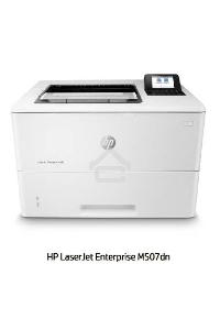 Принтер лазерный HP LaserJet Enterprise M507dn (1PV87A), A4, ч/б, печ. до 43 стр/мин, 1200 x 1200 dpi, USB, RJ-45, Air Print, Mopria
