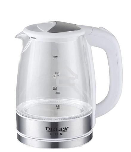 Чайник Delta LUX DL-1204W белый