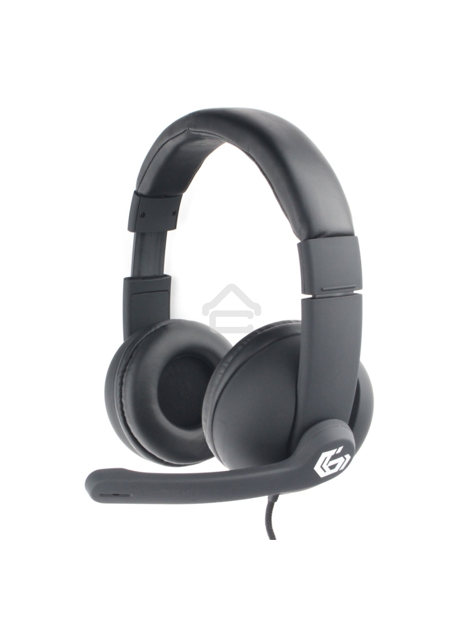 Гарнитура игровая Gembird MHS-G220   черный  soft touch  регулировка громкости  кабель 2м