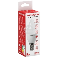 Лампа светодиодная Hiper THOMSON LED CANDLE 8W 670Lm E14 4000K TH-B2016
