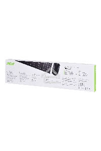 Комплект клавиатура и мышь Acer OKR030 [ZL.KBDEE.005]  Combo wilreless USB  slim black
