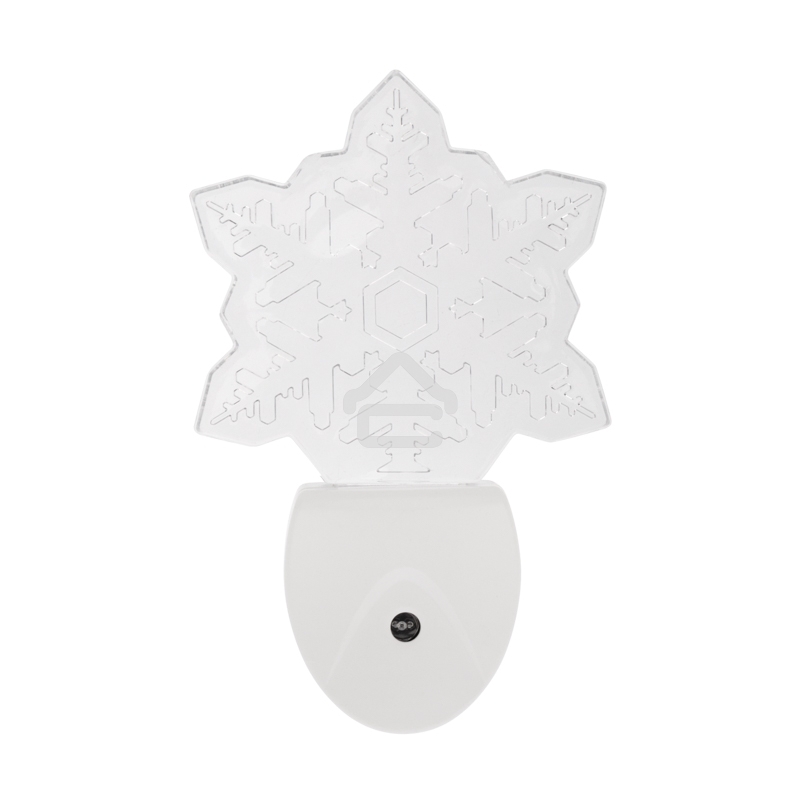 Ночник светодиодный Rexant СНЕЖИНКА ХАМЕЛЕОН свечение мультиколор 7 цветов, 230 В