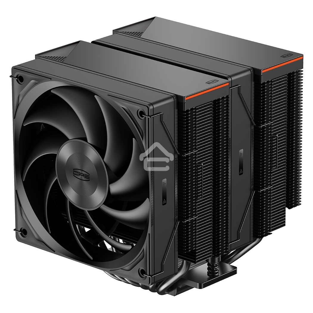 Кулер для процессора PCCooler RZ620 BK (260W, 4-pin PWM, 157.5mm, Al/Cu, 6x6mm, 1x120mm, 86.73CFM, 32dBA, 2200RPM, S: 1851/1700/1200/115X, AM5/AM4, black)