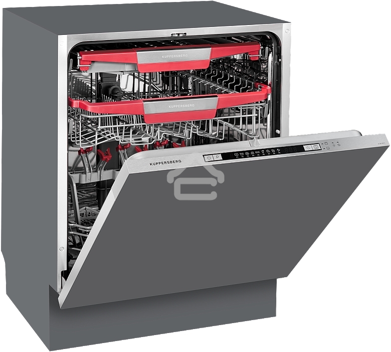 Встраиваемая посудомоечная машина Kuppersberg GLM 6075, серебристый, 59.8 см, 14 компл., 44 дБ, класс A++