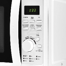 Микроволновая печь BBK 20MWS-719T/WG белый, 20 л, 700 Вт, переключатели -поворотный механизм/кнопки