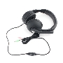 Гарнитура игровая Gembird MHS-G220   черный  soft touch  регулировка громкости  кабель 2м