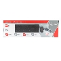 Комплект клавиатура+мышь беспроводные Gembird KBS-7200, черный, 2.4ГГц/10м, 1600 DPI, мини-приемник- USB
