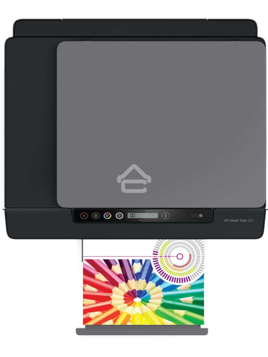 МФУ струйный HP Smart Tank 500 (4SR29A), A4, цветной, печ. до 22 стр/мин. (ч/б) до 16 стр/мин. (цвет), скан. до 8 стр/мин. (ч/б) 4 стр/мин. (цвет), 1200x1200dpi, USB