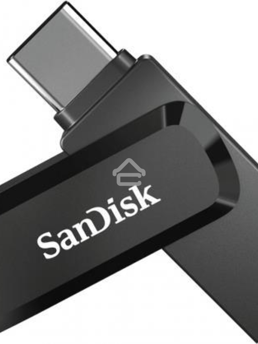 Флеш диск Sandisk 128Gb Ultra Dual Drive Go SDDDC3-128G-G46 USB3.1 черный