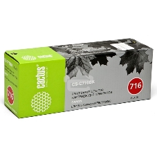 Картридж лазерный Cactus CS-C716BK черный (2300 стр.) для Canon i-Sensys MF8030/MF8030cn/MF8050/LBP 5050