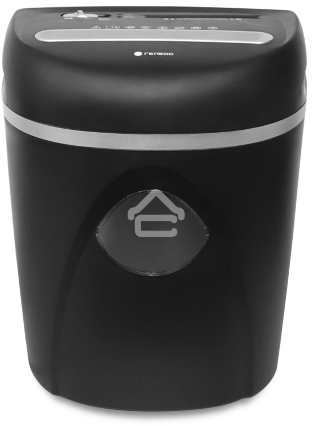 Шредер ГЕЛЕОС Уничтожитель документов УП23-4 DIN P-4 (4 ур-нь секр.), фрагмент 3,9х35мм, 14-16 лист (70г/м2), CD/пл.карты/скрепки/скобы, 23 л.