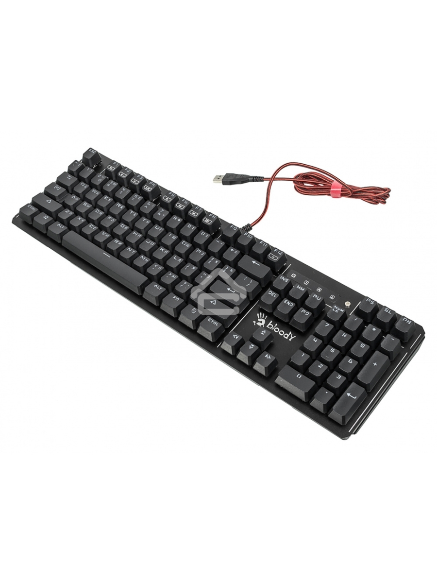 Клавиатура A4 B975 механическая черный USB Gamer LED (подставка для запястий)