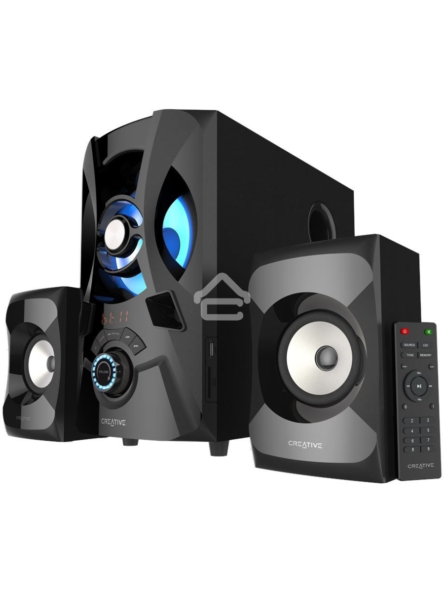 Колонки Creative SBS E2900 2.1 черный 60Вт