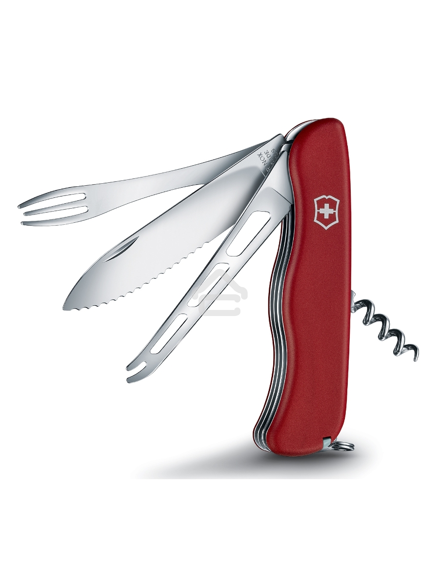 Нож перочинный Victorinox Cheese Master (0.8313.W) 111мм 8функц. красный карт.коробка