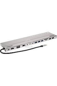 Адаптер VCOM TypeC -->3*USB3.0+2*USB2.0+VGA+RJ45+SD+TF+AUD+HDMI+DP+2*USB3.1 Data+PD<CU4703>