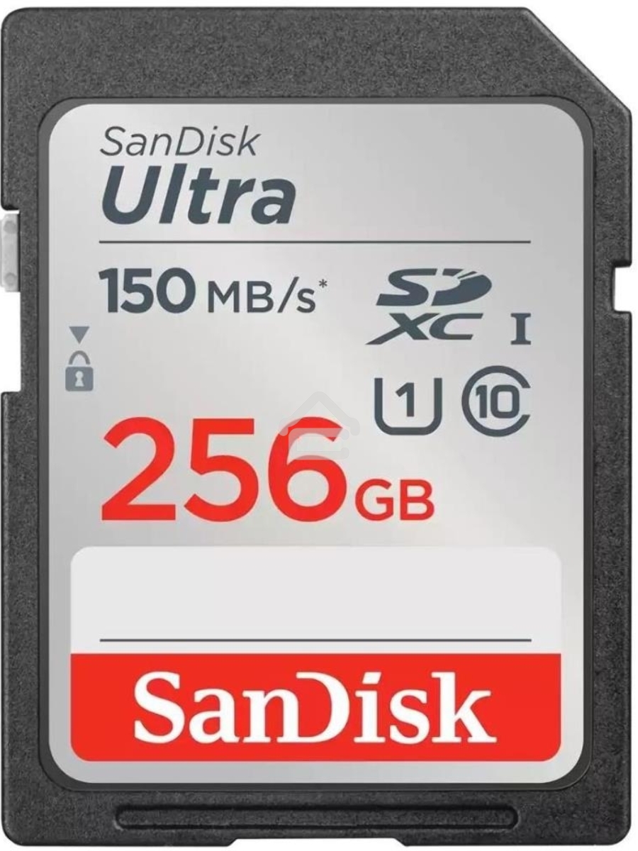 Флеш карта SD 256GB SanDisk SDXC Class 10 UHS-I Ultra 120MB/s