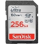 Флеш карта SD 256GB SanDisk SDXC Class 10 UHS-I Ultra 120MB/s