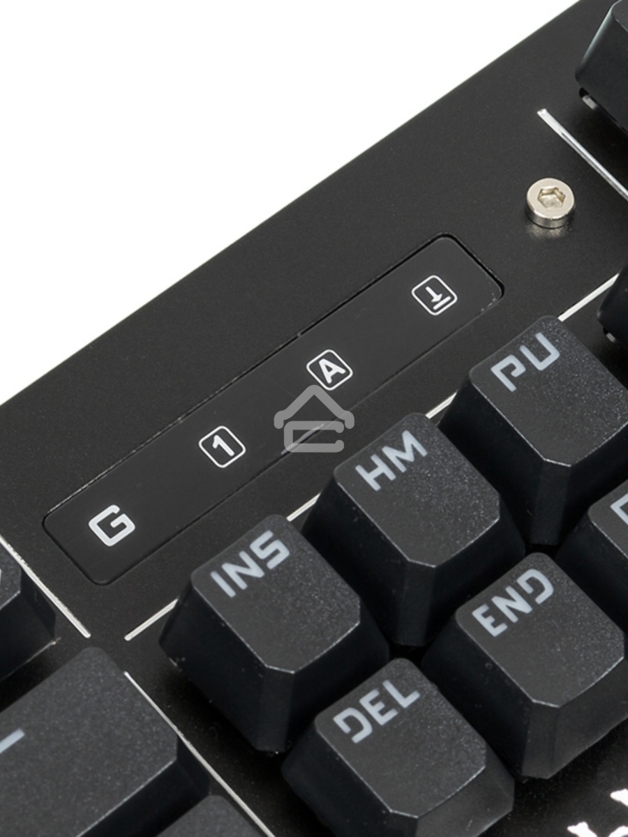 Клавиатура A4 B975 механическая черный USB Gamer LED (подставка для запястий)