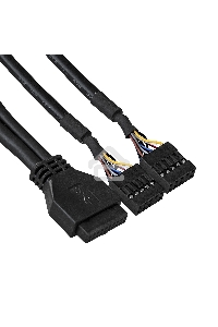 Планка USB на переднюю панель ExeGate EX289291RUS U5H-627, 5,25