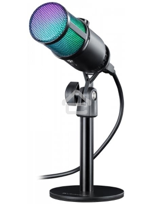 Игровой стрим микрофон Defender Glow GMC 400 USB, провод 1.3 м