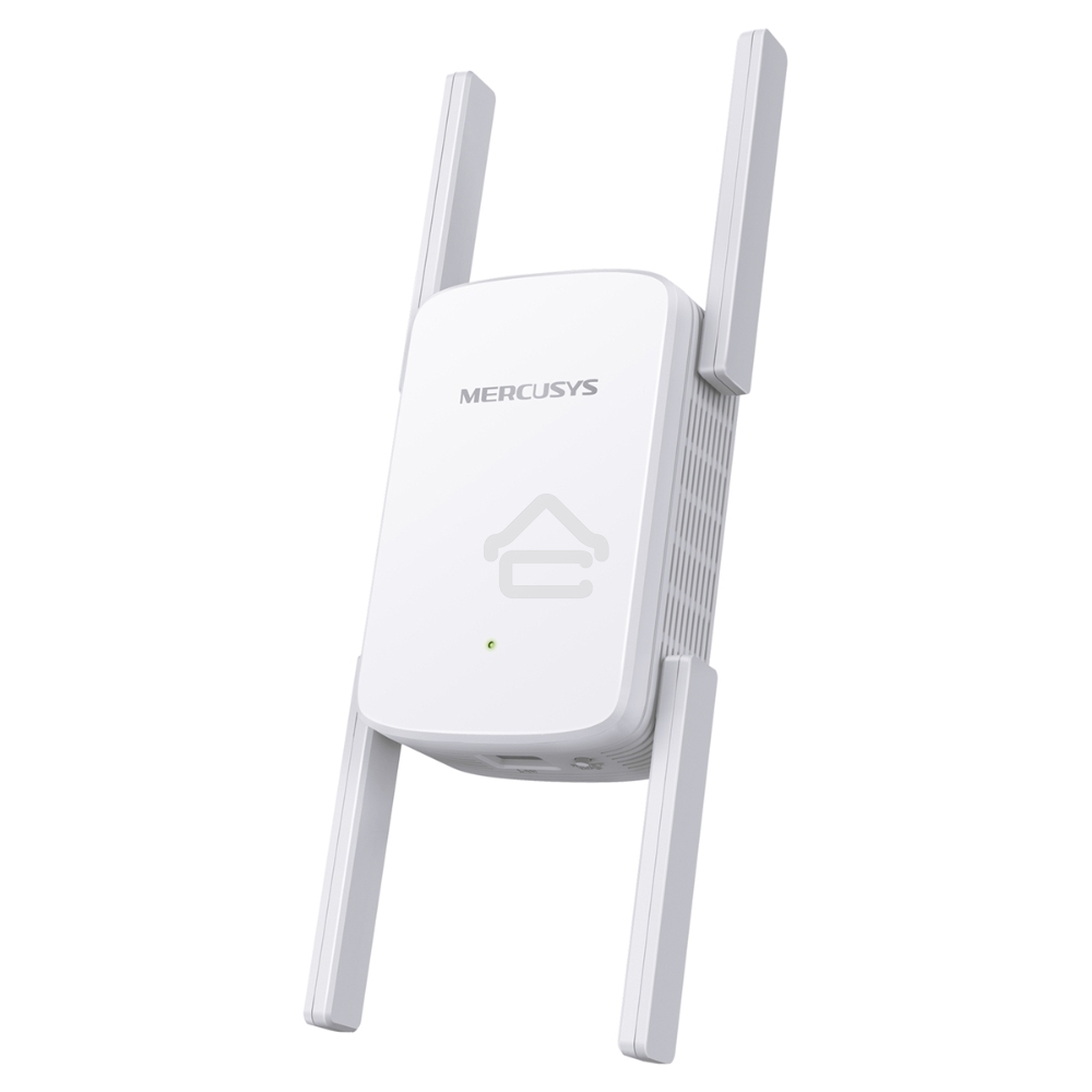 Роутер AC1900 Wi-Fi Range ExtenderSPEED: 600 Mbps at 2.4 GHz + 1300 Mbps at 5 GHz SPEC:4× Fixed External Antennas, 1× Gigabit Port, Wall PluggedFEATURE: MERCUSYS APP, WPS/Reset Button, Signal Indicator, Range Extender/Access Point mode, Adaptive Path
