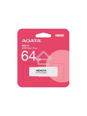 Флеш диск ADATA USB3 64GB WHITE UC310-64G-RWH