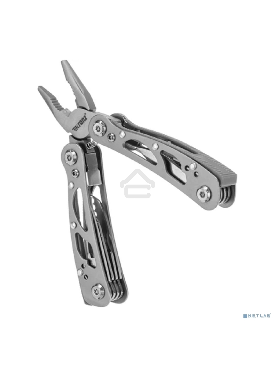 Мультитул KRANZ KR-12-4902-2 10 функций, 113мм