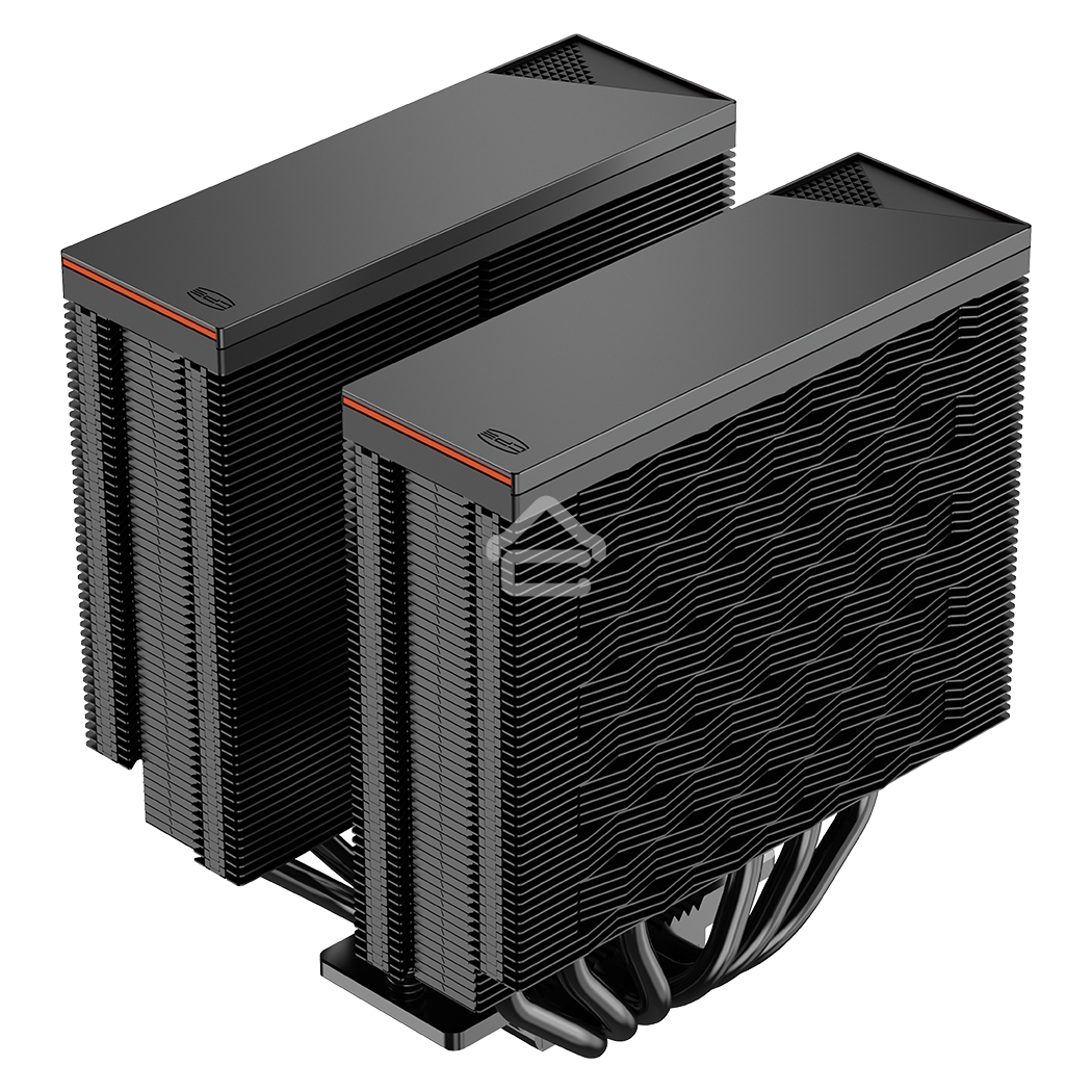 Кулер для процессора PCCooler RZ620 BK (260W, 4-pin PWM, 157.5mm, Al/Cu, 6x6mm, 1x120mm, 86.73CFM, 32dBA, 2200RPM, S: 1851/1700/1200/115X, AM5/AM4, black)