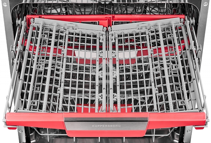 Встраиваемая посудомоечная машина Kuppersberg GLM 6075, серебристый, 59.8 см, 14 компл., 44 дБ, класс A++