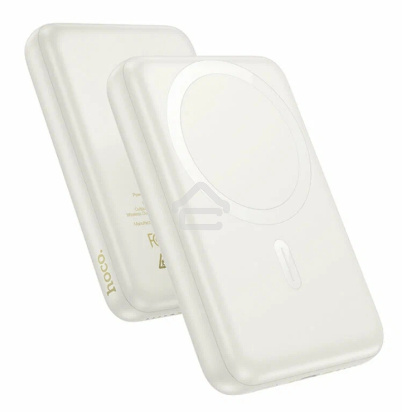 Внешний аккумулятор Powerbank HOCO J141 Grace с быстрой беспроводной зарядкой (магнитный), белый