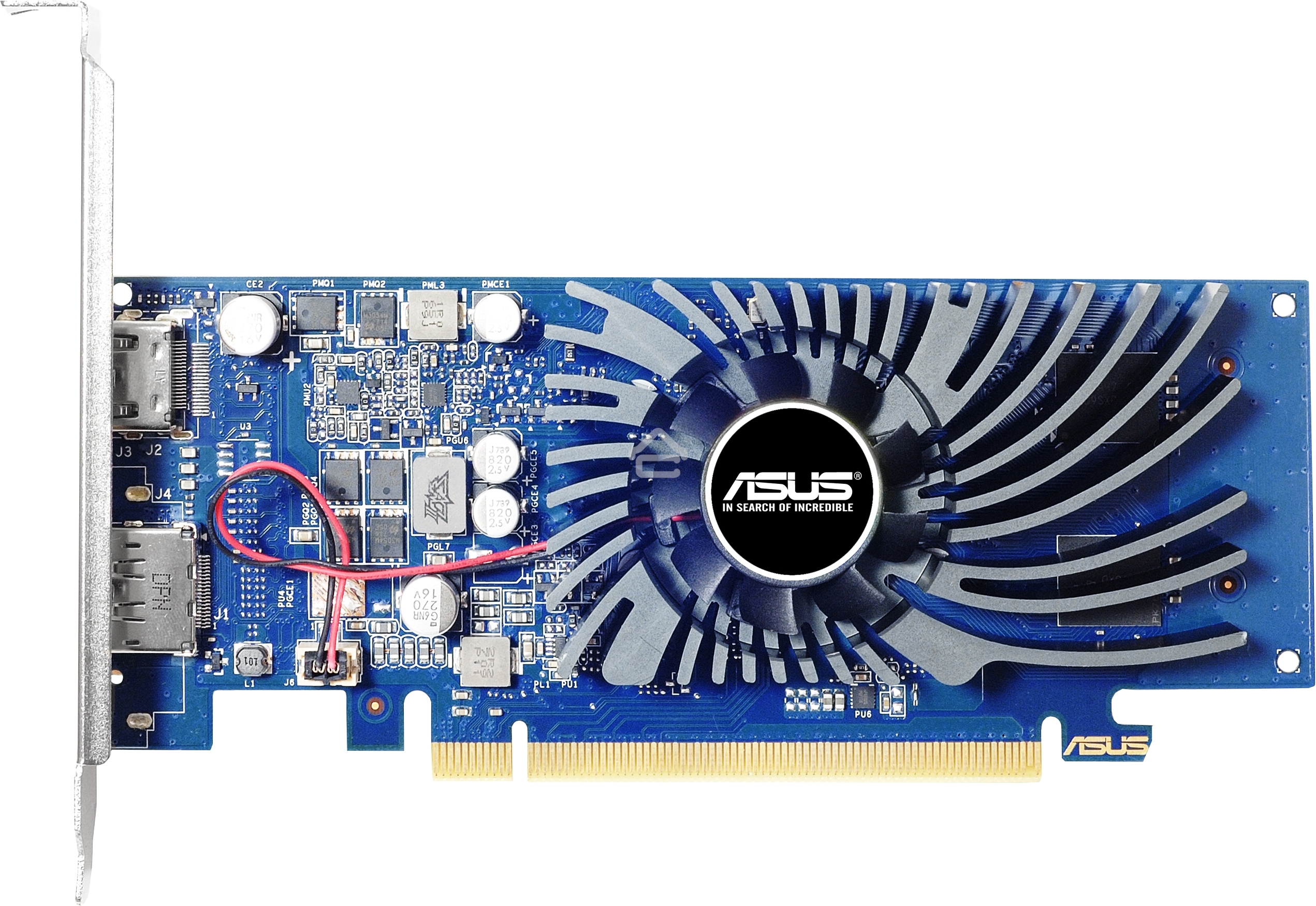 Видеокарта AsusGT1030-2G-BRK nVidia GeForce GT 1030 2048Mb 64bit GDDR5 1228/6008/HDMIx1/DPx1/HDCP PCI-Elow profile Ret