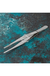 Пинцет прямой, рифленый 160 мм (блистер) REXANT